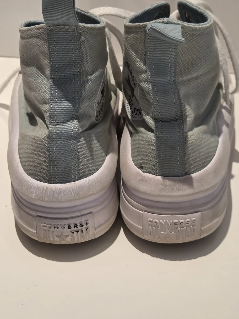 Converse Girls Size 5 Platform High Top All Star Turquoise Aqua Chuck Taylor